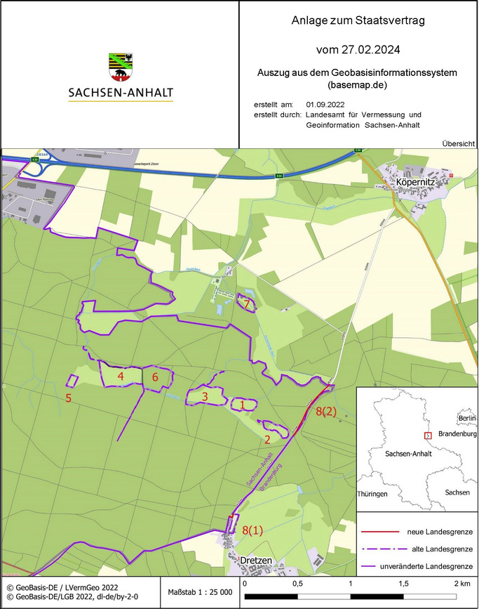 Übersichtskarte der Gebietsänderungen