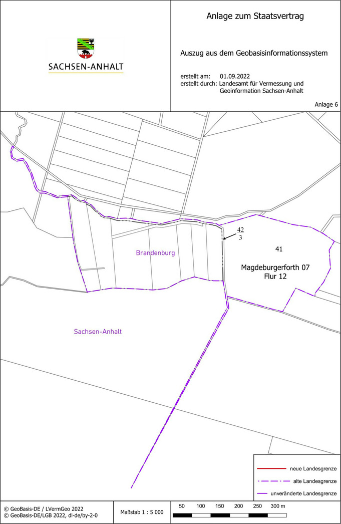 Die Flurstücke 41 und 42/3 der Flur 12 der Gemarkung 1743 Magdeburgerforth 07, Stadt Ziesar